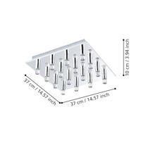 Eglo PlafondlampTeocelo chroom - 95363 - thumbnail