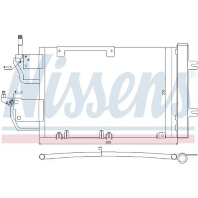 Condensator, airconditioning 940052