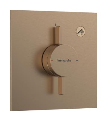 Hansgrohe DuoTurn E kraan inbouw voor 1 functie, Brushed Bronze