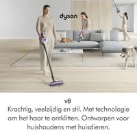Dyson V8 Advanced 2-in-1 staande stofzuiger Batterij Droog Zonder zak Nikkel, Zilver - thumbnail