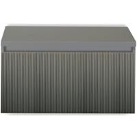 Frozen 3D Badmeubelset 80 cm - Greeplijst in Kleur - Inclusief Wastafelbovenblad Petrol Mat - thumbnail