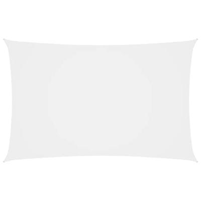 VidaXL Zonnescherm rechthoekig 2x4,5 m oxford stof wit - thumbnail