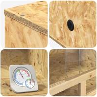 VidaXL Terrarium bruin 100 x 50 x 100 cm osb - thumbnail