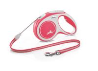 Flexi New Comfort - Hondenriem - Koord - Rood - M - 5M - thumbnail