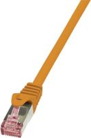 LogiLink CQ2078S RJ45 Netwerkkabel, patchkabel CAT 6 S/FTP 5.00 m Oranje Vlambestendig, Snagless 1 stuk(s) - thumbnail