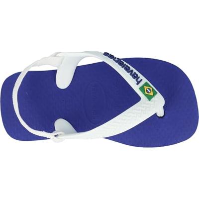 Teenslippers voor baby Brasil Logo II HAVAIANAS marine
