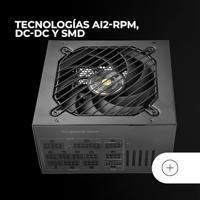 Voedingsbron Mars Gaming MPB1000SIM ATX 1000 W 80 Plus Gold - thumbnail