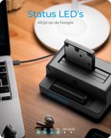 ICY BOX IB-2914MSCL-C31 USB 3.2 Gen 2 (3.1 Gen 2) Type-C Zwart - thumbnail