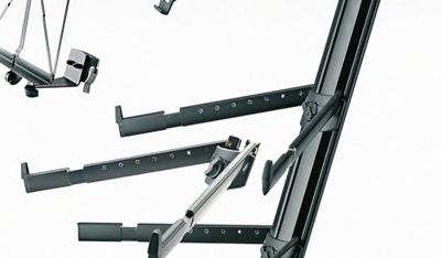 K&M 18860 Spider Pro keyboard standaard zilver - thumbnail