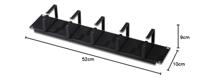 Digitus DN-19 ORG-2U-SW 19 inch Kabelgeleiding voor patchkast 2 HE Zwart (RAL 9005) - thumbnail