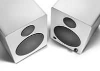 Wavemaster CUBE MINI white - luidsprekersysteem (36 watt) met Bluetooth-streaming, digitale aansluiting en IR-afstandsbediening, actieve boxen, gebruik voor TV/tablet/smartphone, wit (66371) - thumbnail