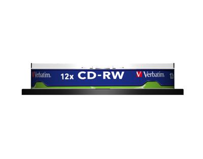 Verbatim 43480 CD-RW disc 700 MB 10 stuk(s) Spindel Herschrijfbaar