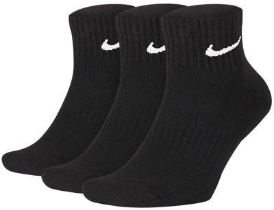 Nike SX7667 Everyday Cushion Ankle Socks 3-Pack - Zwart - 38-42