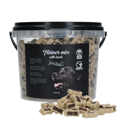 Luna's Choice Trainer Mix met lam - Hondensnacks voor training - Zachte hondensnacks - Zonder toegevoegde suiker - 500 gram