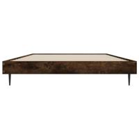 Bedframe zonder matras hout gerookt eikenkleurig 90x190 cm - thumbnail