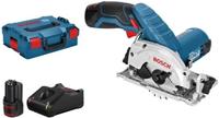 Bosch Professional GKS 12V-26 2x3 Ah L-BOX Accu-cirkelzaag Zaagdiepte 90° (max.) 26.5 mm Incl. koffer, Incl. accu, Incl. lader 12 V 3 Ah - thumbnail