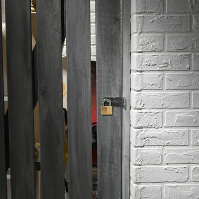 Masterlock 50mm - 25mm shackle, 7mm diam. - double locking - 5-pin cylinder - 150EURD