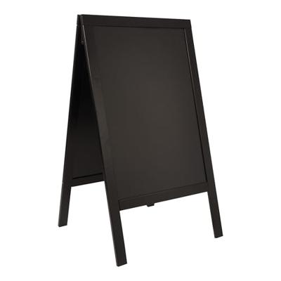 Securit stoepbord Sandwich ft 70 x 125 cm, zwart
