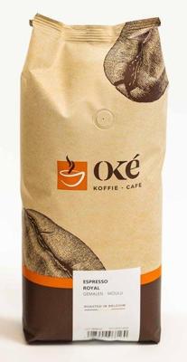 Oké koffie, gemalen, zak van 1 kg, Espresso Royal