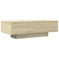 Salontafel 100x49,5x31 cm bewerkt hout sonoma eikenkleurig - thumbnail