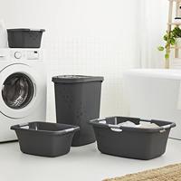 Rotho flowers wasmand 25l antraciet - thumbnail