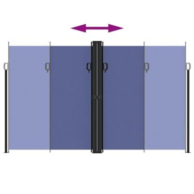 VidaXL Tuinscherm uittrekbaar 200x1200 cm blauw