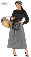 Boerin dames kostuum - thumbnail
