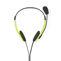 Nedis PC-Headset | On-Ear | Stereo | 2x 3.5 mm | 2 m | Groen | 1 stuks - CHST100GN CHST100GN - thumbnail