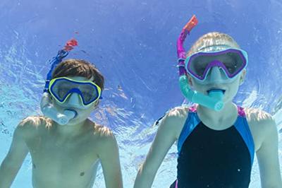 Bestway Set Masker en Buis Volwassene Purga Klep Assorti Kleur +14 Jaar Strand en Zwembad 24021