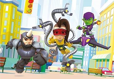 Clementoni Supercolor Puzzel Spidey and His Amazing Friends 2x20 Stukjes