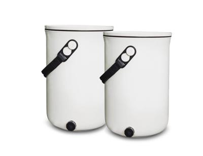 EM Agriton Bokashi - design keukenemmer - 9,6l - set van 2