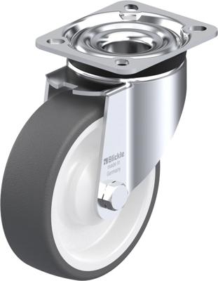 Blickle LK-POTH 125KA-1 Zwenkwiel Wieldiameter: 125 mm Draagvermogen (max.): 350 kg 1 stuk(s)