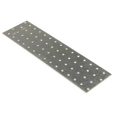 VidaXL Platen geperforeerd 20 st 2 mm 300x80 mm gegalvaniseerd staal
