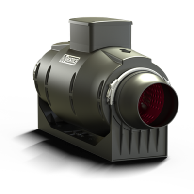 Vortice Buisventilator Lineo 100t 'quiet' - Aansluiting 100mm - 3 Standen Met Nalooptimer