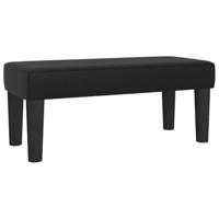 Boxspring met matras kunstleer zwart 120x190 cm - thumbnail