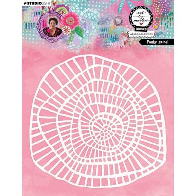 Studio Light • art by marlene mask funky spiral