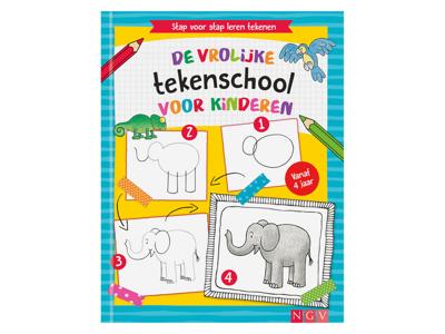 Wins Holland De vrolijke tekenschool voor kinderen - stap voor stap