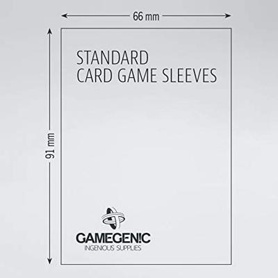 Gamegenic: Matte Board Game Sleeves - Grey