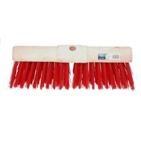 MM Eurotool Gemeentebezem 45cm kunstvezel rood mm - thumbnail