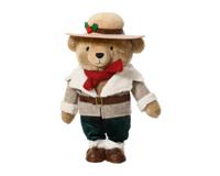 Beer polyester 31 cm creme hoed - thumbnail
