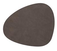 LIND DNA - Dinner Mat Curve - Placemat 37x44cm Nupo Caviar - thumbnail