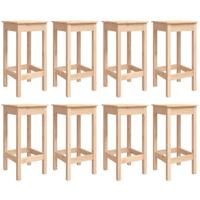 9-delige Tuinbarset massief grenenhout - thumbnail