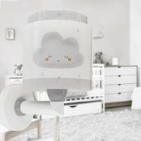 Dalber Kinderkamer wandlampBaby Dreams grijs - 76019E - thumbnail