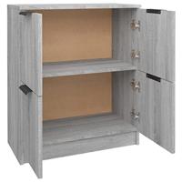 Dressoir 60x30x70 cm bewerkt hout grijs sonoma eiken - thumbnail