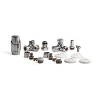 Riko luxe Thermostatische radiator aansluitset haaks verkeerd links - thumbnail