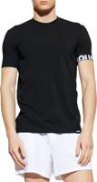 Dsquared2 Round Neck T-Shirt Heren Zwart/Wit - Maat M - Kleur: WitZwart | Soccerfanshop - thumbnail