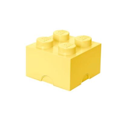 Room Copenhagen LEGO Storage Brick 4 Pastelgeel opbergdoos - thumbnail