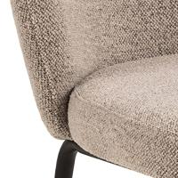 Sohome Eetkamerstoel 'Sophia' Bouclé, kleur Beige - thumbnail