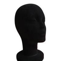 Vrouwelijke schuim piepschuim Mannequin Head Model pruik glazen schermstandaard - thumbnail