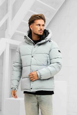 Malelions Arctic Puffer Winterjas Heren Lichtblauw - Maat M - Kleur: Lichtblauw | Soccerfanshop